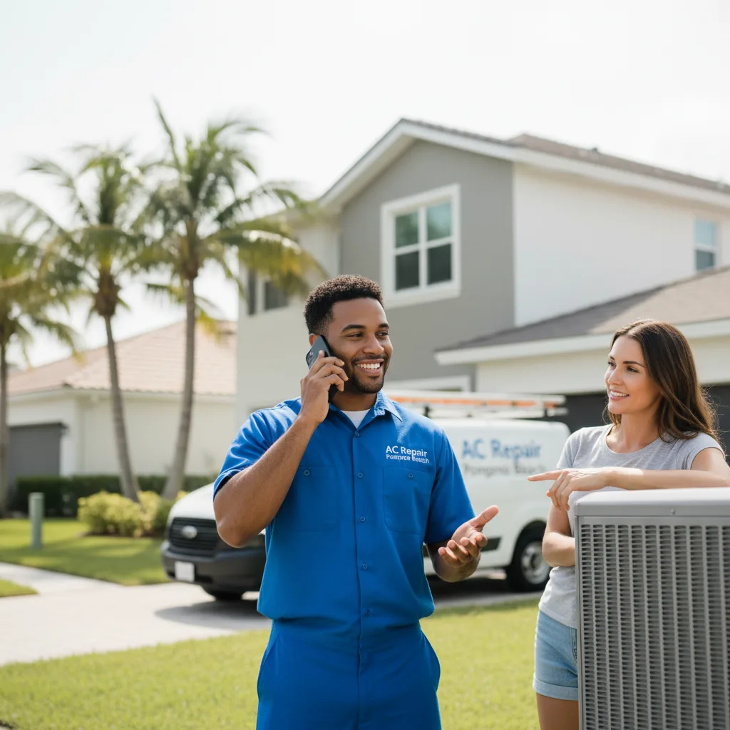 AC Repair Pompano Beach customer support in Pitman